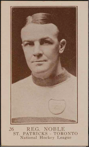 Reg Noble Hockey Card 1923 V145-1 Paterson #26