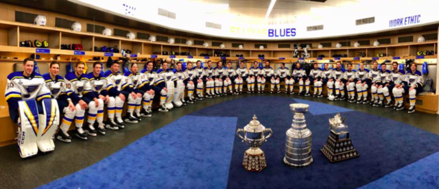 St. Louis Blues 2019 Stanley Cup Champions & Clarence S. Campbell Bowl Champions
