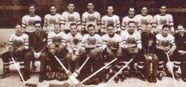 Detroit Olympics Hockey Team 1935