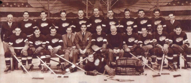 Detroit Red Wings Team Photo 1935