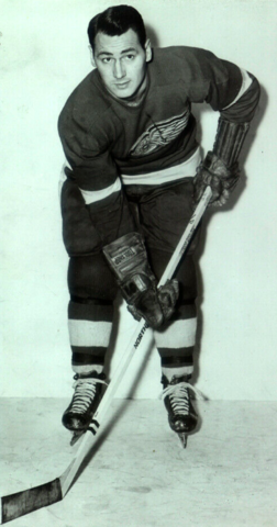Jimmy Peters Sr. 1950 Detroit Red Wings