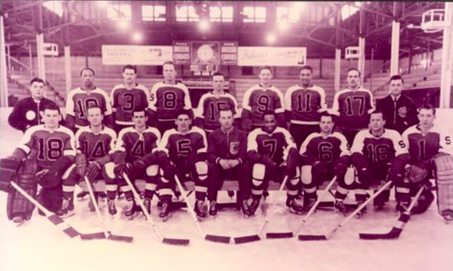 Sherbrooke St. Francis Hockey Team 1948 Sherbrooke Saints