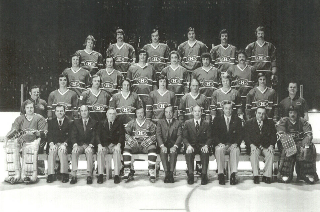Montreal Canadiens Team Photo 1975