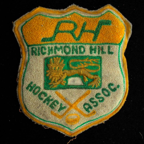 Richmond Hill Hockey Association Crest / Patch 1950s
