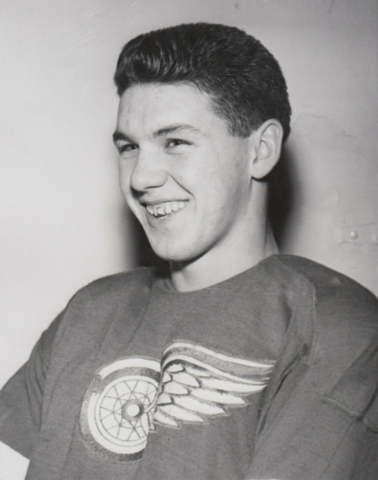 Alex Delvecchio 1955 Detroit Red Wings