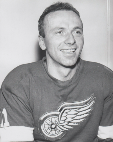 Nick Mickoski 1958 Detroit Red Wings