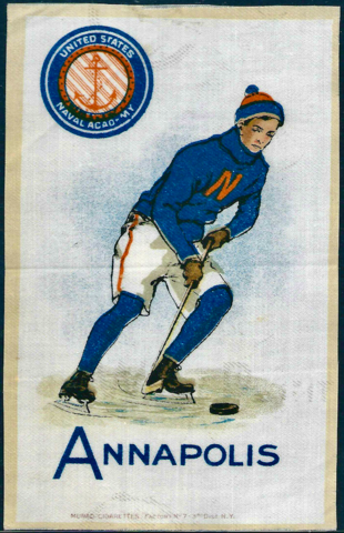 Hockey Silk United States Naval Academy 1910 Annapolis