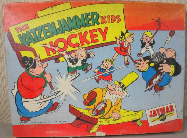 The Katzenjammer Kids Hockey Board Game 1940s