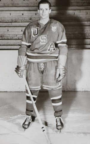 Ed Sampson 1956 United States Men's National Ice Hockey Team