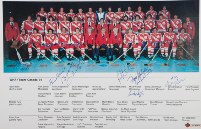 World Hockey Association / WHA Team Canada 1974