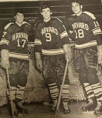 Steve Owen, Joe Cavanaugh, Dan DeMichele 1970 Harvard Crimson