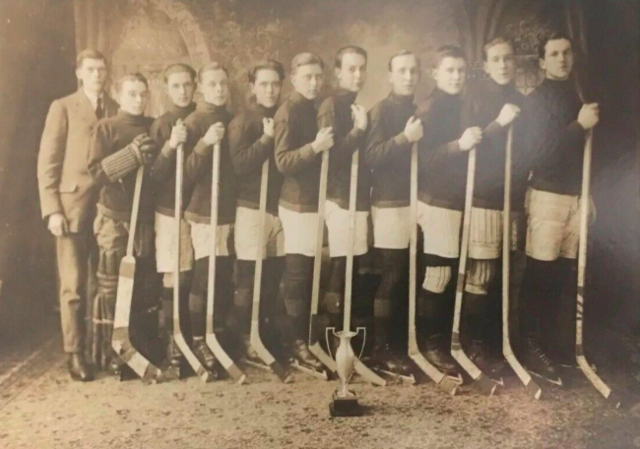 Granby Granites Hockey Team 1920s