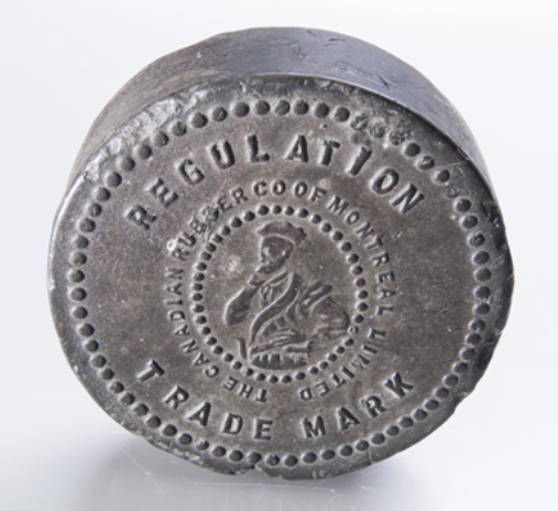 Canadian Rubber of Montreal Hockey Puck 1900