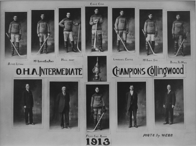 Collingwood Hockey Club 1913 OHA Intermediate Champions
