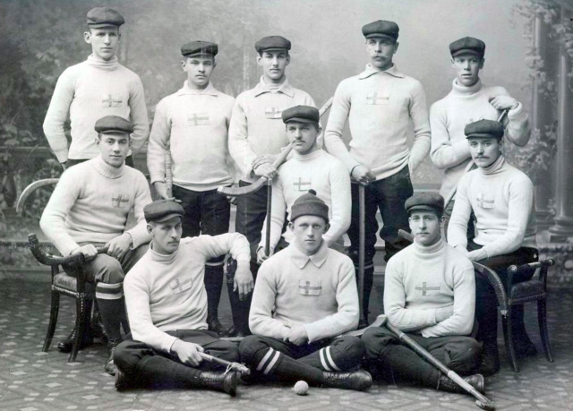 Sweden Bandy Team 1907 IFK Uppsala Bandy