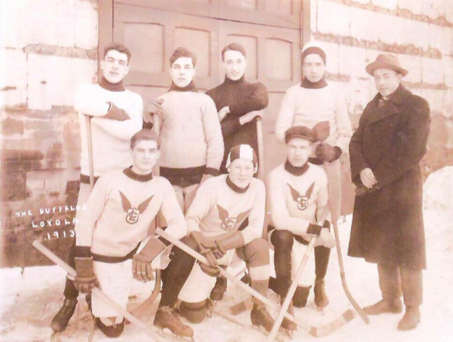 Loyola College Hockey Team 1913 The Buffalos
