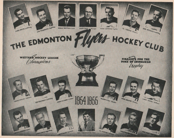 Edmonton Flyers 1955 Lester Patrick Cup (President's Cup) Champions