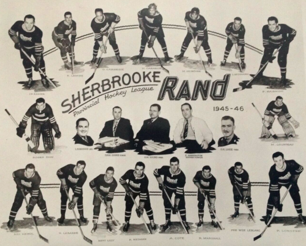 Sherbrooke Randies 1945 Quebec Provincial Hockey League