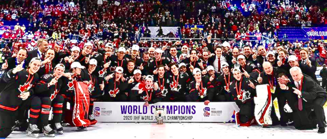Team Canada 2020 IIHF World Junior Ice Hockey Champions