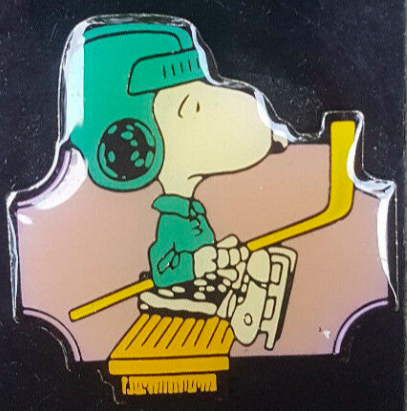 Snoopy Hockey Lapel Pin