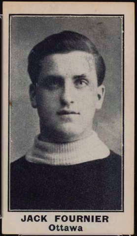 Jack Fournier Hockey Card 1912 Imperial Tobacco C57 No.36