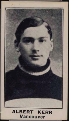 Albert Kerr Hockey Card 1912 Imperial Tobacco C57 No.33