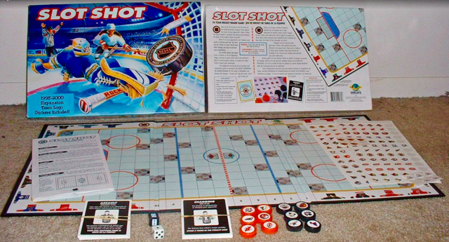 Slot Shot Hockey Board Game 2002