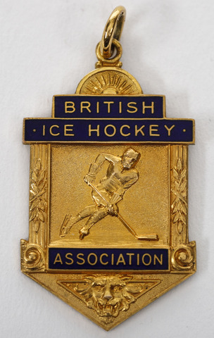 British Ice Hockey Association Gold Medal 1938 Harringay Racers