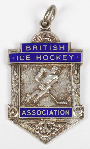 British Ice Hockey Association Silver Medal 1936 Richmond Hawks