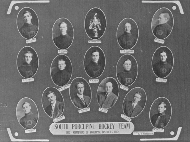 South Porcupine Hockey Team 1912 Champions of Porcupine District