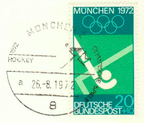Field Hockey Stamp 1972 Summer Olympics