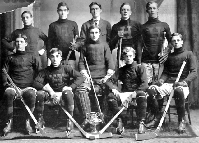 Houghton High School Hockey Team 1909 Interscholastic Champions