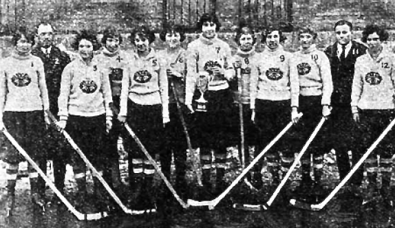 Wychwood Intermediates Women's Hockey Team 1923 Toronto Hockey League Champions