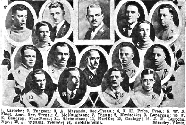 Sons of Ireland Hockey Team 1923 Quebec Champions