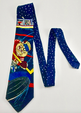 Vintage Hockey Necktie 1995 Looney Tunes Mania Necktie