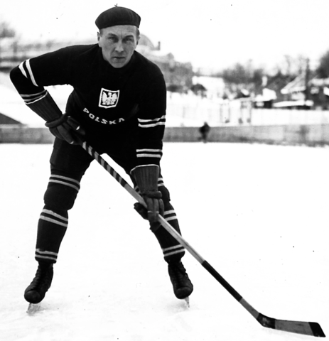 Włodzimierz Krygier 1932 Poland National Ice Hockey Team