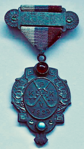 Antique Hockey Medal 1923 Prague Hockey Champions