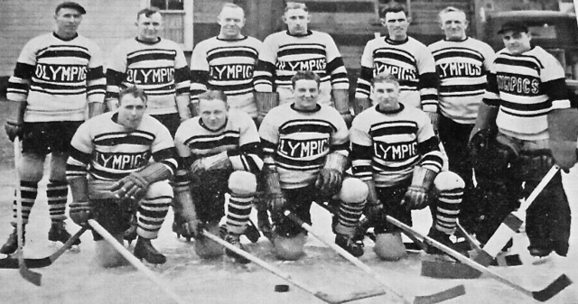 Detroit Olympics Hockey Team 1928