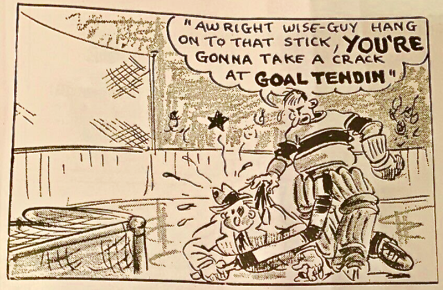 Hockey Cartoon 1940