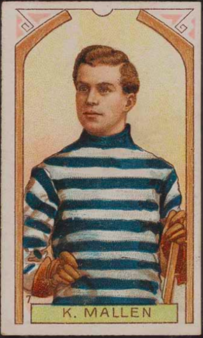 K. Mallen Hockey Card 1911 C55 Imperial Tobacco No 7