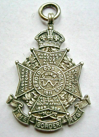 Antique Field Hockey Medal 1911 The Border Regiment / India and Burma - F/S