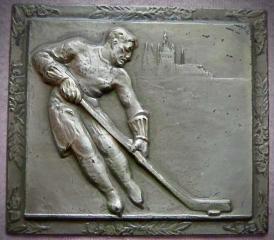 1938 Ice Hockey World Championships Plaque