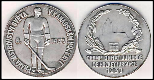 1933 Ice Hockey World Championships Participants Medal
