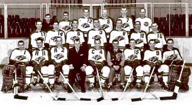 Edmonton Flyers Hockey Team 1958-59