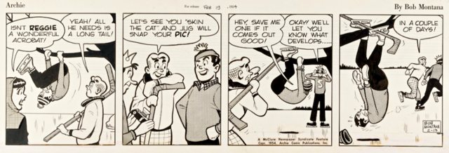 Archie Comics Hockey Cartoon 1954 by Bob Montana