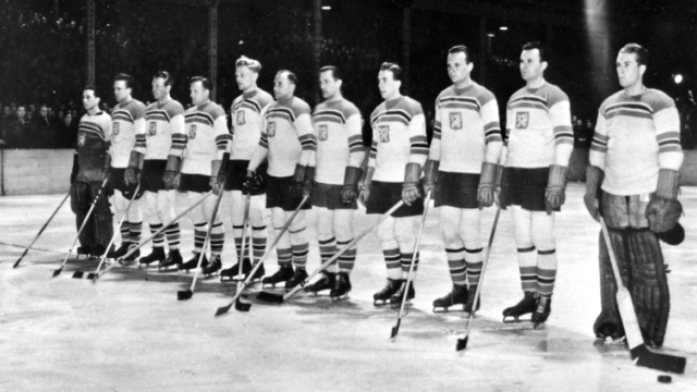 Czechoslovakia Ice Hockey Team 1938 Ceskoslovensko Hokeji 