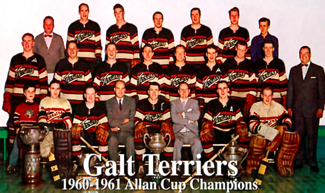 Galt Terriers 1961 Allan Cup Champions