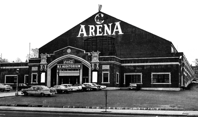 R.I. Auditorium 1960s Rhode Island Ice Hockey History