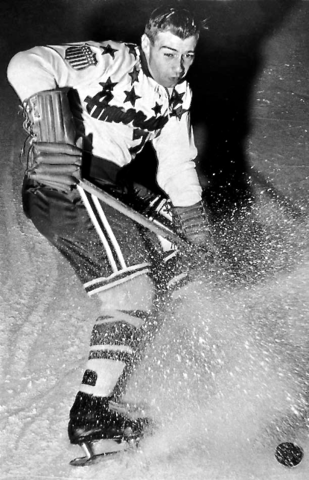 Guyle Fielder 1957 Seattle Americans - Western Hockey League Legend