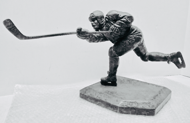Hockey Sculpture by Richard "Rich" Monrotus 1992